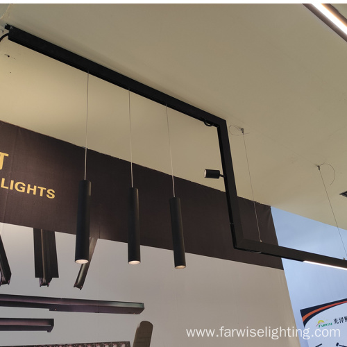 LED flushed mounted magnetic track lights and track